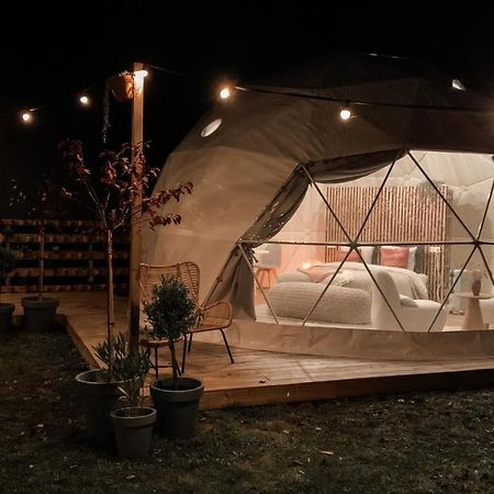 Romantische Glamping Dome Koksijde - Duiniek Bagian luar foto