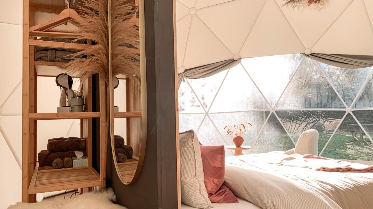 Romantische Glamping Dome Koksijde - Duiniek Bagian luar foto