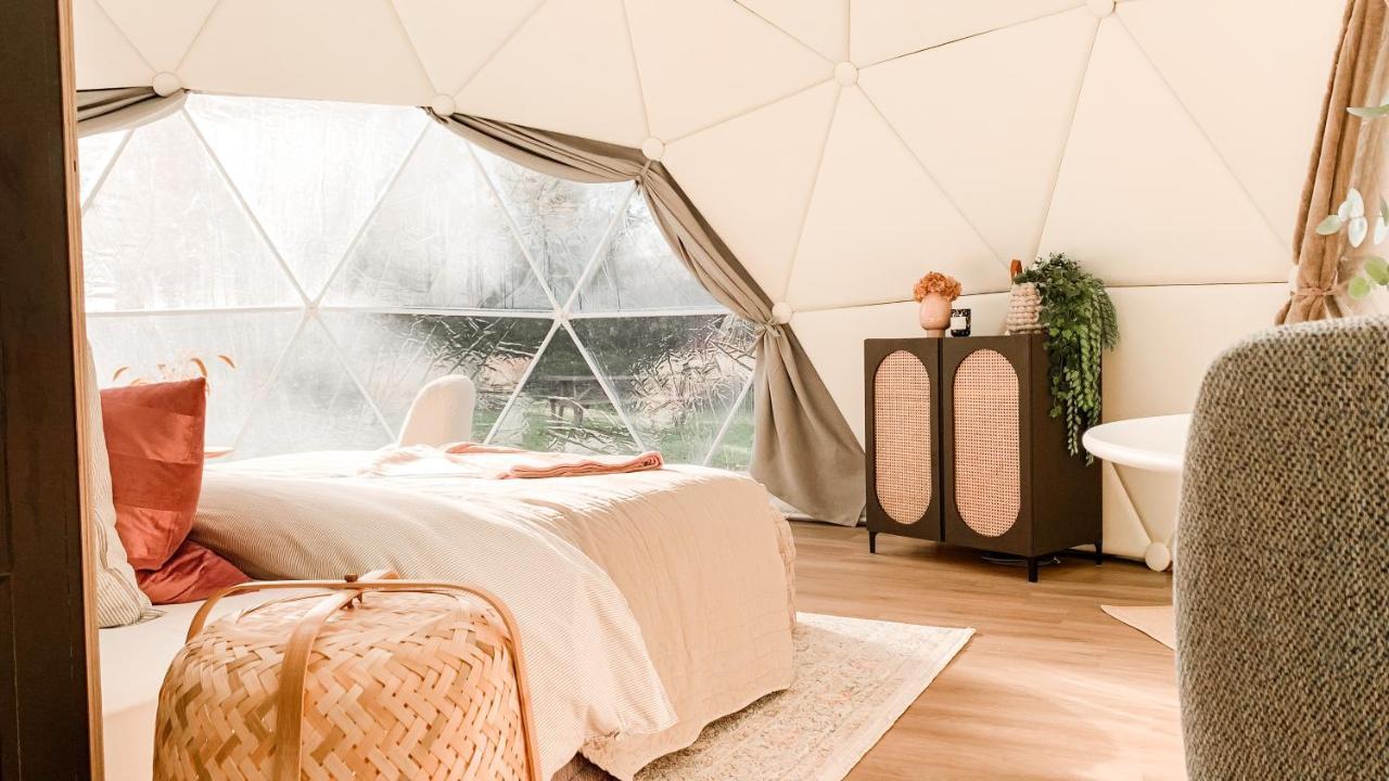 Romantische Glamping Dome Koksijde - Duiniek Bagian luar foto