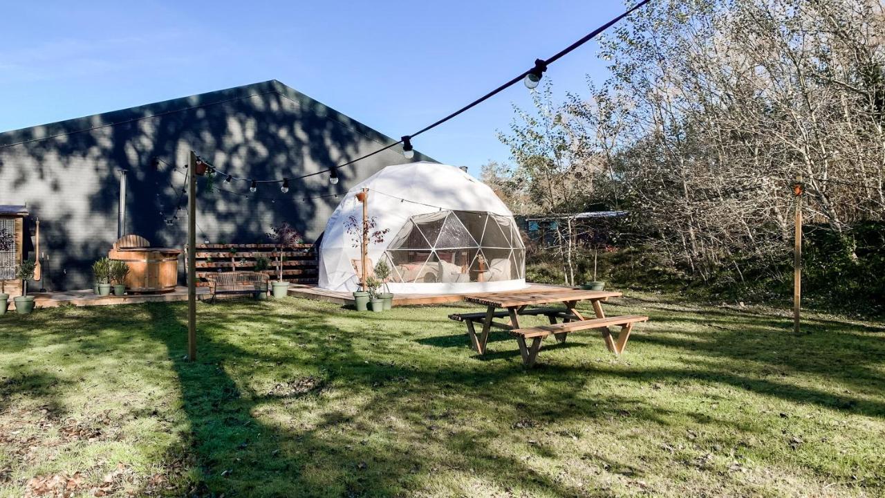 Romantische Glamping Dome Koksijde - Duiniek Bagian luar foto
