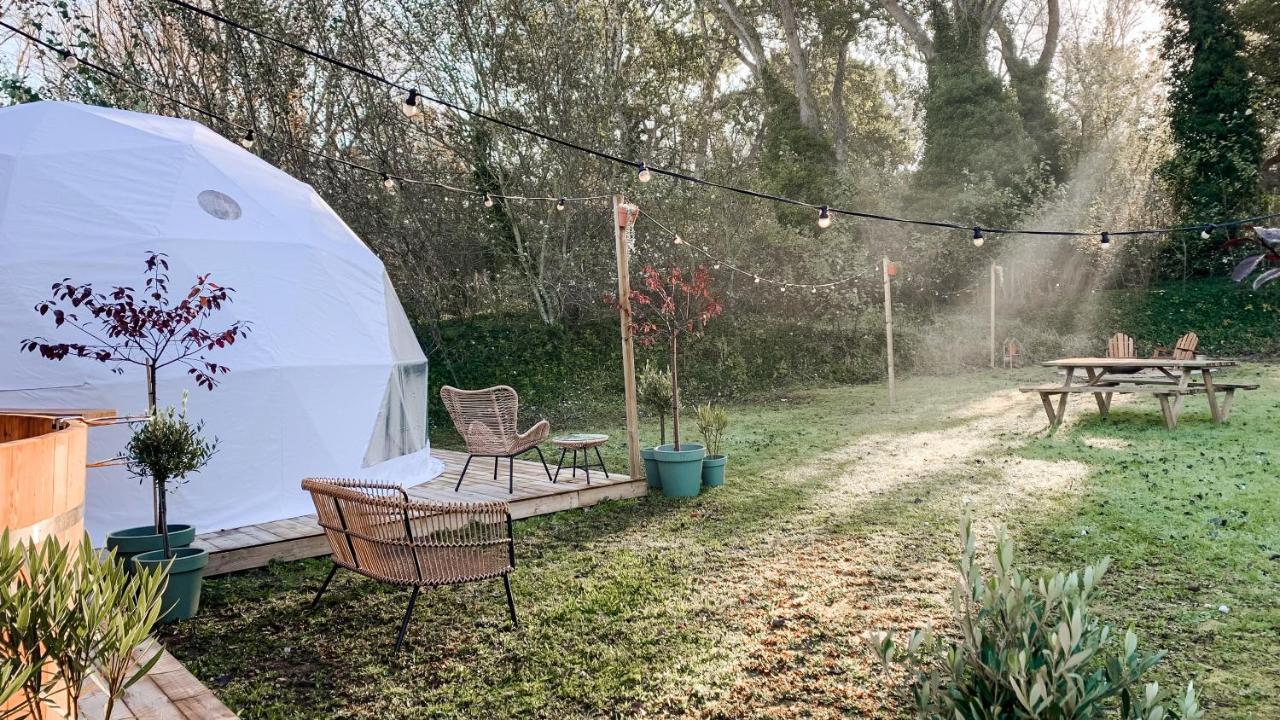 Romantische Glamping Dome Koksijde - Duiniek Bagian luar foto