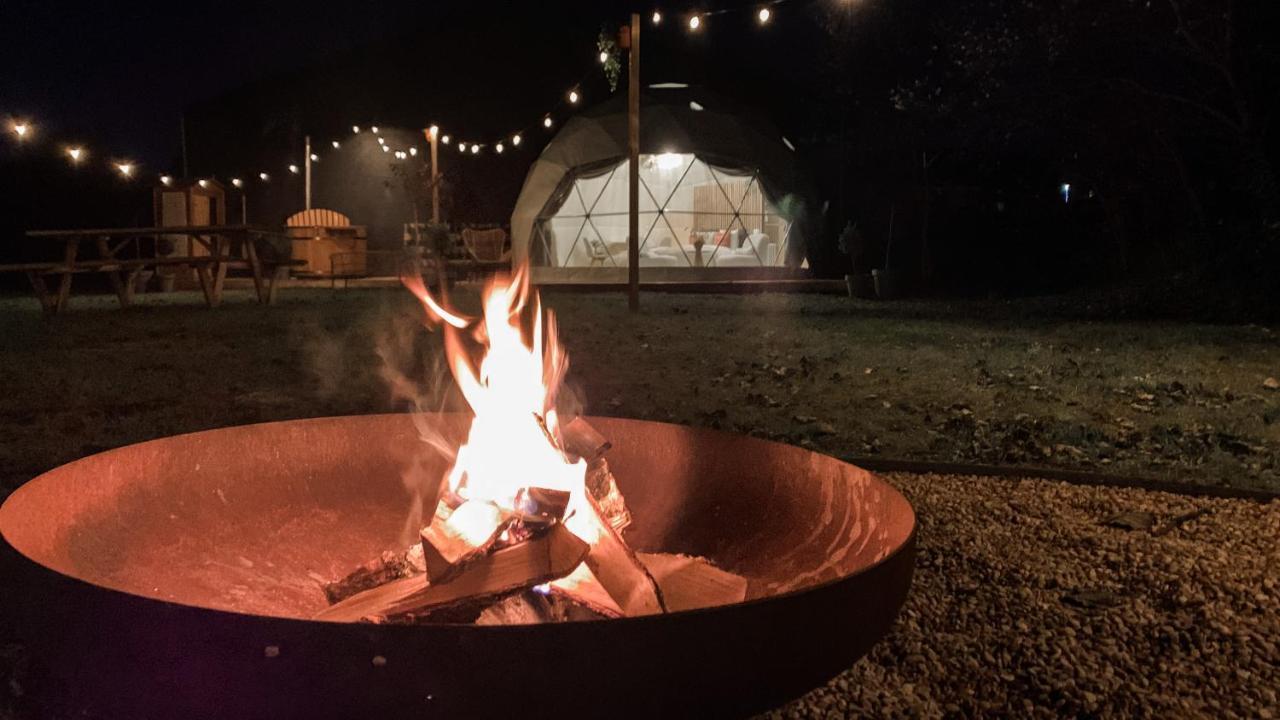 Romantische Glamping Dome Koksijde - Duiniek Bagian luar foto